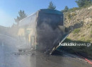 Φωτιά σε λεωφορείο του ΚΤΕΛ Χαλκιδικής: Σώοι όλοι οι επιβάτες
