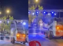 Φάρσαλα: Πέταξαν λουλούδια με φορτωτή στη Γωγώ Τσαμπά