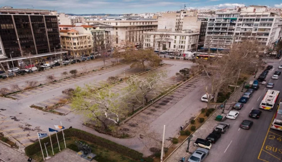 Θεσσαλονίκη: Έτοιμο το υπαίθριο πάρκινγκ στην πλατεία Ελευθερίας - Από πότε  θα λειτουργεί