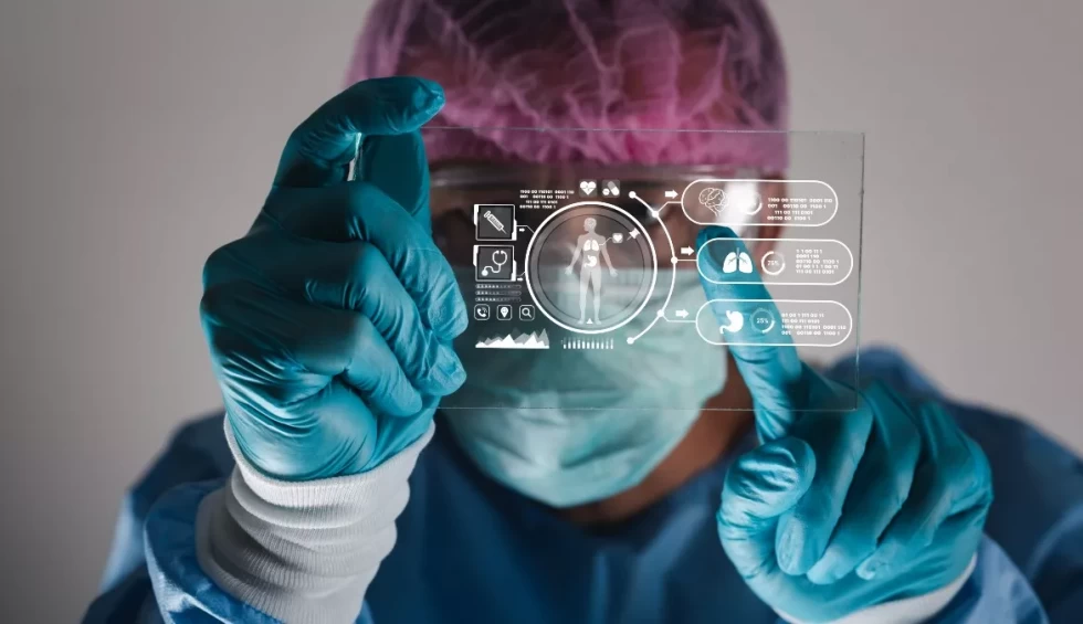 A generic square placeholder image with rounded corners in a figure.