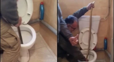 Καστοριά: Μεγάλο φίδι εμφανίστηκε σε λεκάνη τουαλέτας!