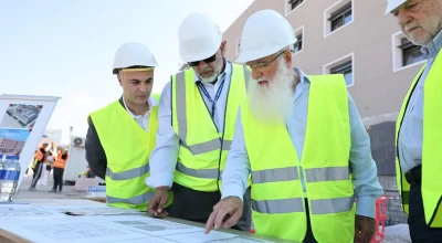 ΟΛΘ: Επίσκεψη Ιβάν Σαββίδη και επιθεώρηση των έργων στον προβλήτα 6