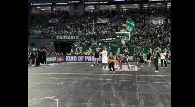 ΟΑΚΑ: Το... έσταξε από το κέντρο του γηπέδου και πήρε 3.000 ευρώ (vid)