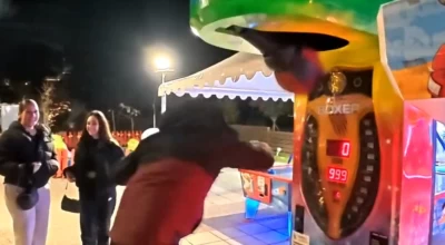 Ευτύχης... Πέσας: Πήρε φόρα, χτύπησε στόχο και έπεσε στο έδαφος!