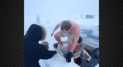 Σούπερ... YouTuber βούτηξε σε νερό με -52 βαθμούς Κελσίου!