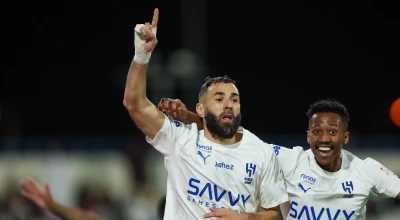 Μαγικό ντεμπούτο Μπενζεμά-Πέτυχε χατ τρικ στη νίκη της Αλ Χιλάλ