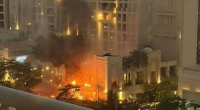 Ντουμπάι: Ισχυρή έκρηξη σε συγκρότημα ξενοδοχείων – Αναφορές για υπολείμματα αναχαιτισμένου πυραύλου