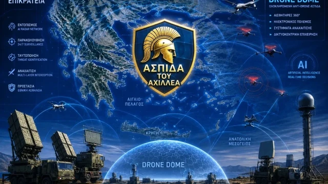 Ελλάδα–Ισραήλ κλειδώνουν την «Ασπίδα του Αχιλλέα»: Υπογραφές στο Τελ Αβίβ για τον νέο ελληνικό θόλο των 3,1 δισ. ευρώ